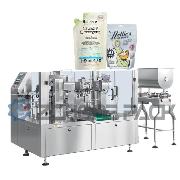 1.2KW Laundry Detergent Packaging Machine 8 Stations Running At The Same Time