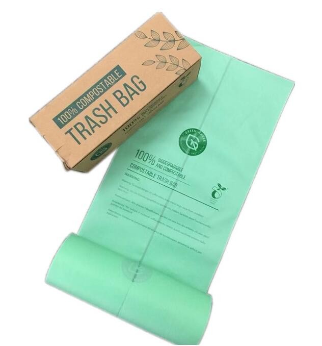 eco friendly biodegradable plastic compostable garbage bags, compostable biodegradable printed charity donation bag