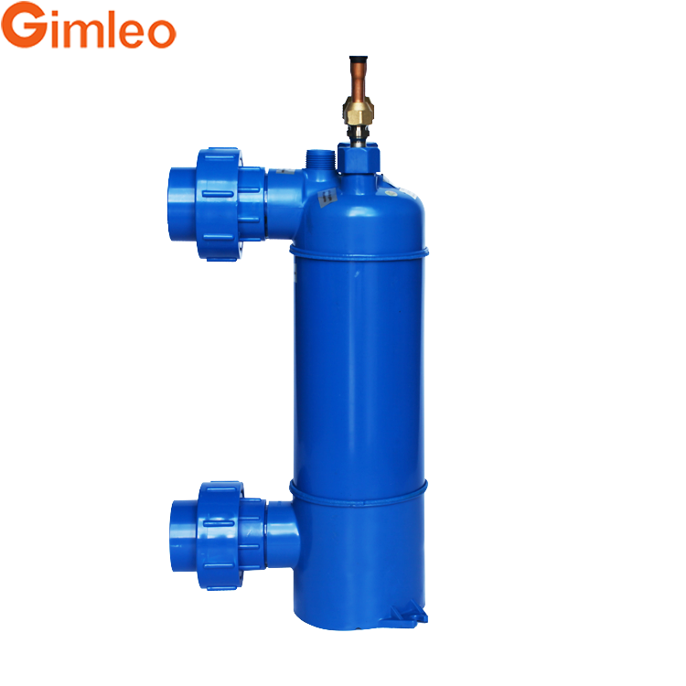 MHTA-7 Screwed Titanium Tube Heat Exchanger 23KW For Swimming Pool