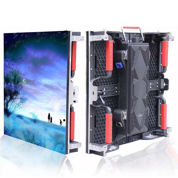 Exterior Small LED Video Wall Cabinet Advertising Ultra Slim 500x500mm 3.91mm Pixel