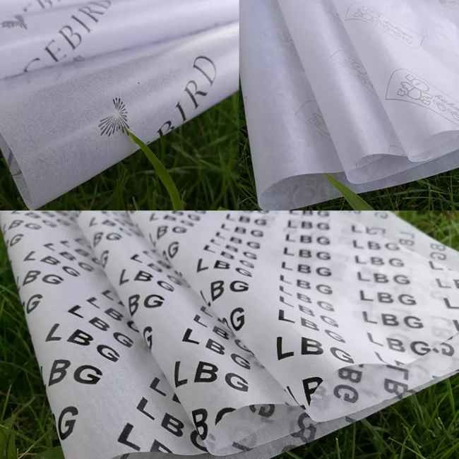 17gsm Clothing Wrapping Paper Printed Waterproof Christmas Tissue