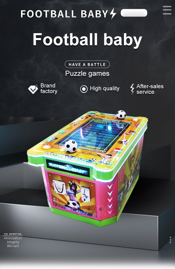 150W Ticket Redemption Game Machine Coin Operated Football Baby Game Machine