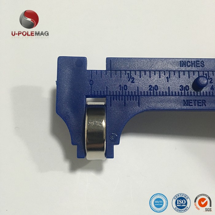 5000 Gauss Neodymium Disc Magnet Max Working Temperature 80 Centigrade Tolerance ±1%