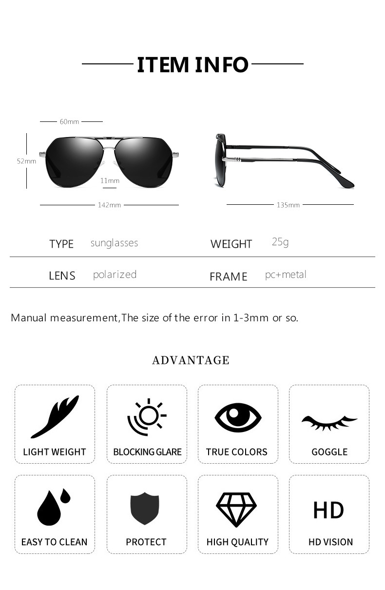 Driving Mirror Oversized Retro Sunglasses Men Women 142MM BSCI UV Protection