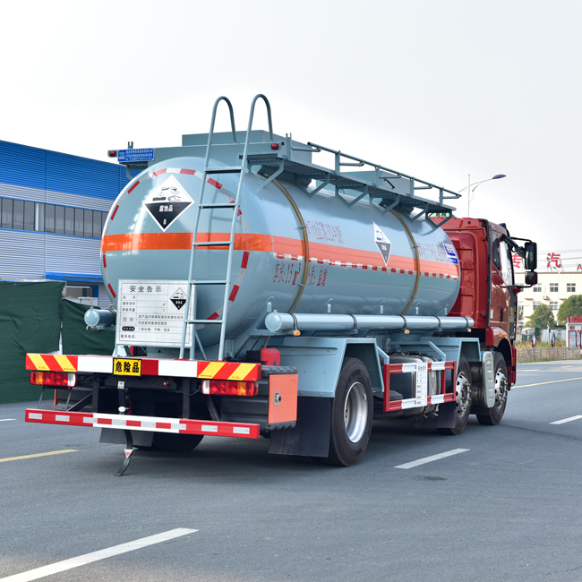 FAW 6x2 15CBM Chemical Water Bowser Truck Fuel Tank Truck Manual Transmission Type