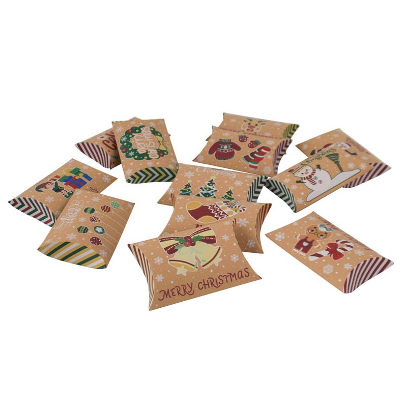 Custom Logo Kraft Paper Mailer Box for Christmas Candy Express Packaging Solution