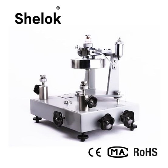 Vacuum -0.005~-0.1 MPa oil 1/4NPT Pressure Tester dead weight tester