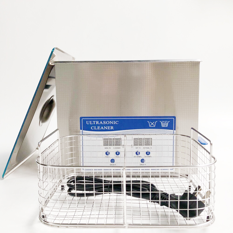 10L Jewelry Eyeglasses SS Digital Ultrasonic Cleaner With Heater