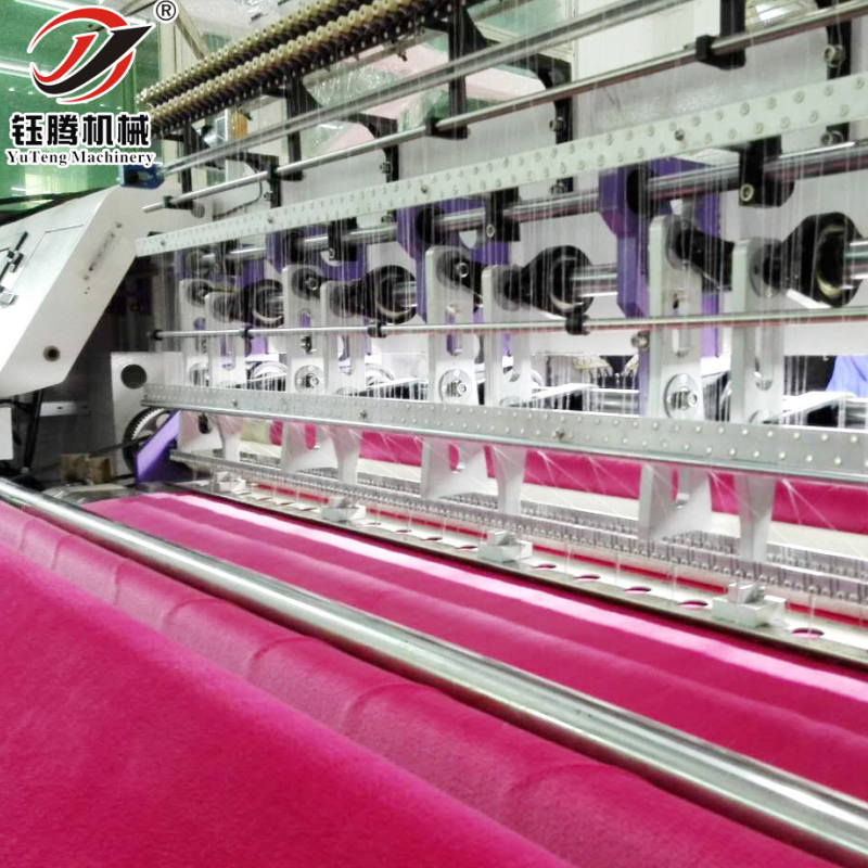 245cm Wide Multi Needle Quilting Machine YGB96-2-3 Model For Heavy Quilts 4500 Kg Capacity
