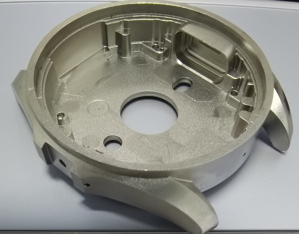Titanium Glossy Custom Watch Parts Front Cover ISO9001 Passivation Surface