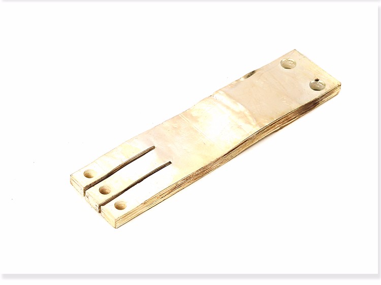 China supplier low voltage bare Ti flexible copper busbar connector