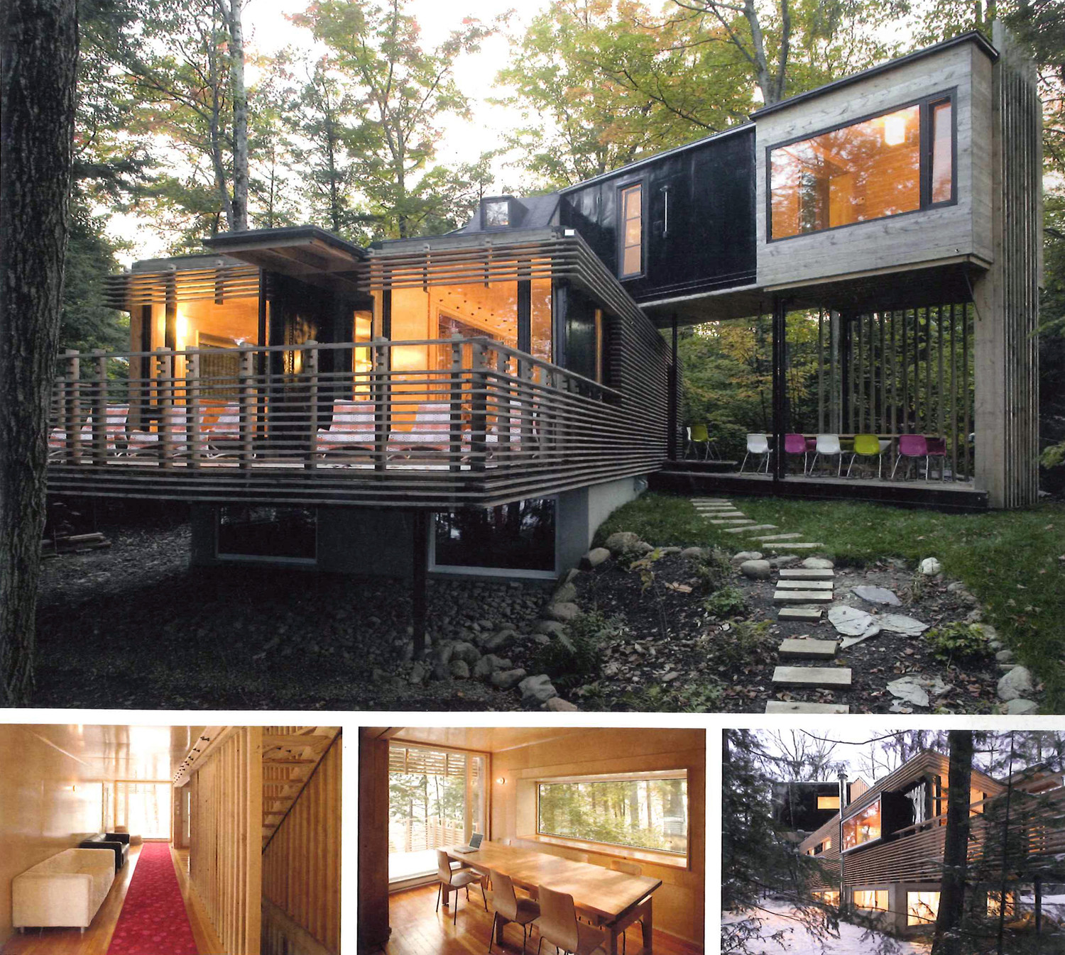 4 - 5 Peices Hotel Flat Pack Steel Containers With Camping Tiny House