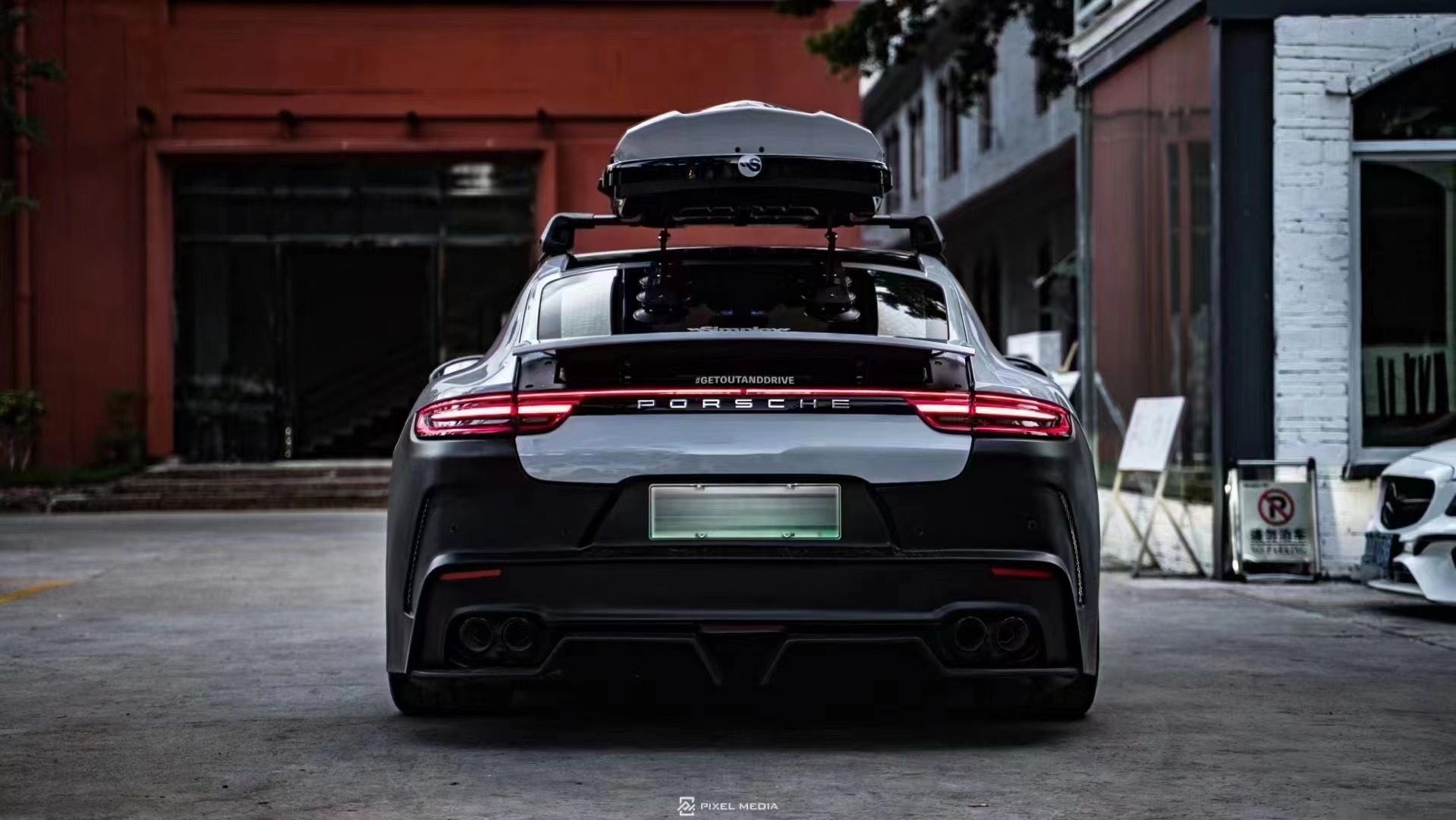 For Porsche Palamela 971 Body Kit 971 Upgraded ATR Style Front and Rear Bumper Side Skirt Body Kit