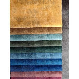 Printed Holland Velvet Fabric Glue Embossed Fabric Customizable 100% Polyester