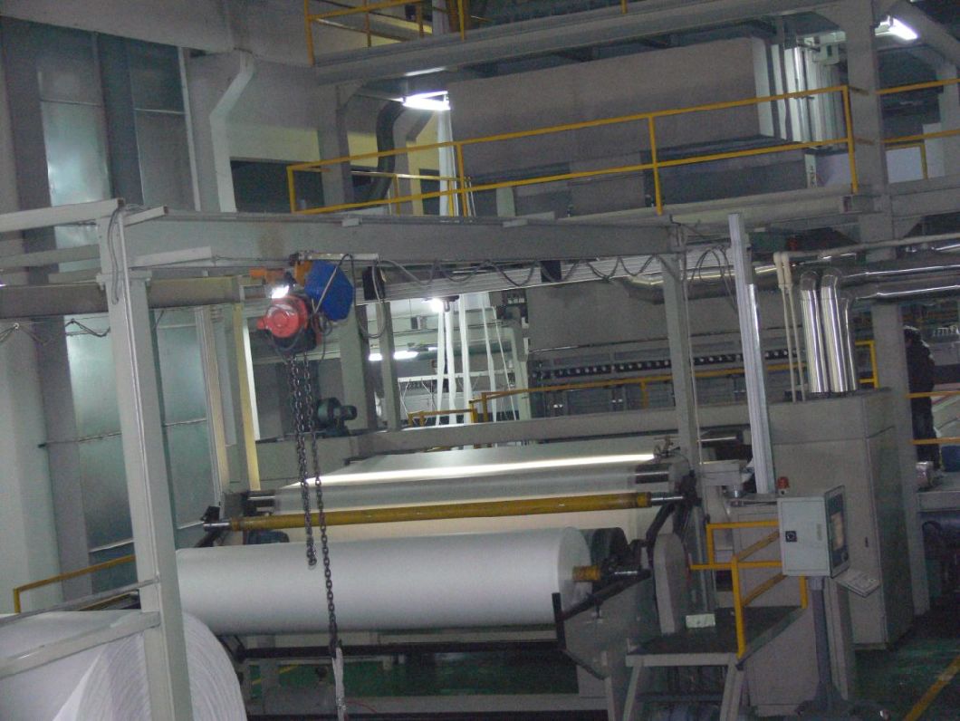 New Design Double Beam PP Spunbond Ss Non-Woven Fabric Making Production Line Machine