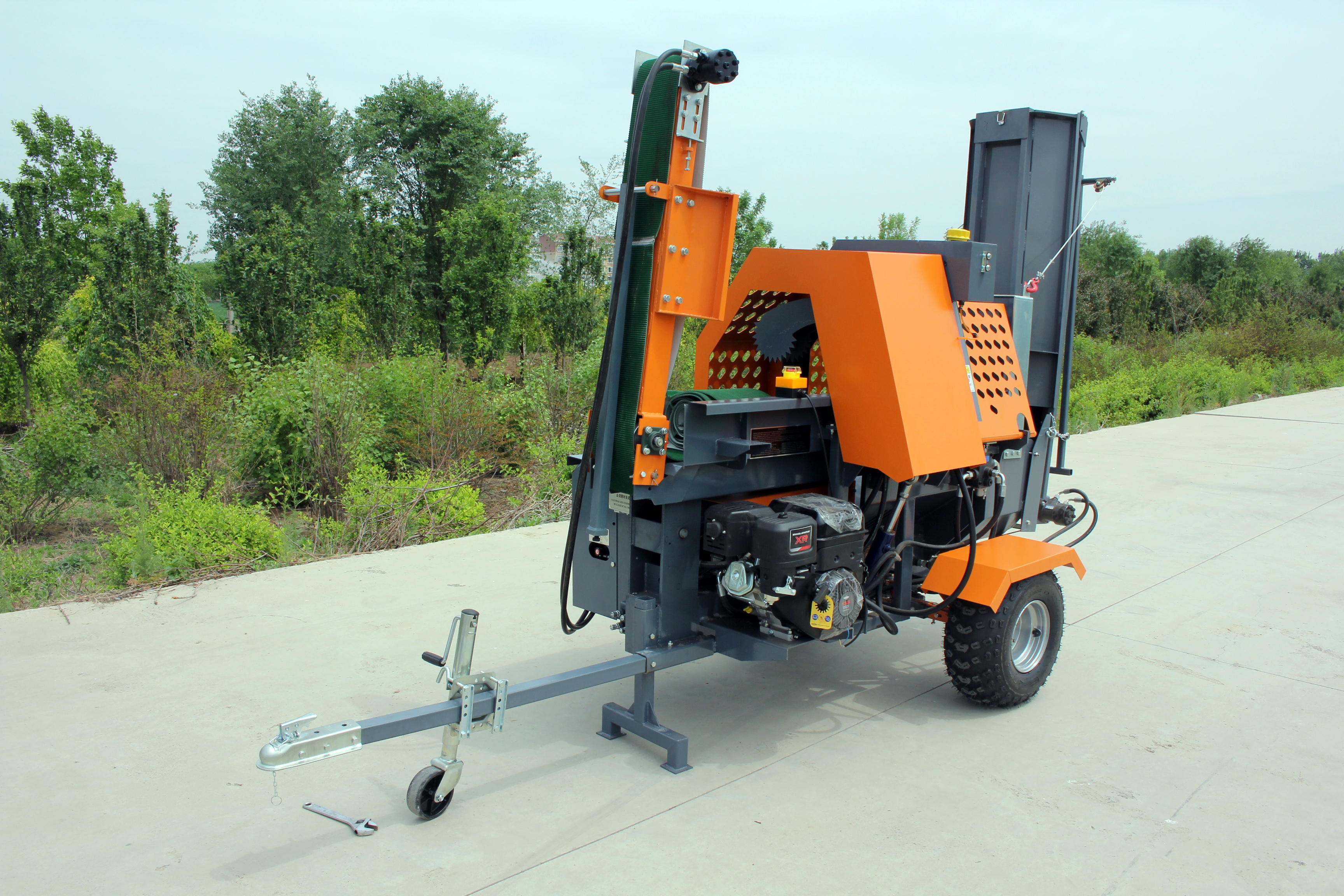Speed Chainsaw Electric 15KW Wood Tree Splitter 6S Firewood Processor