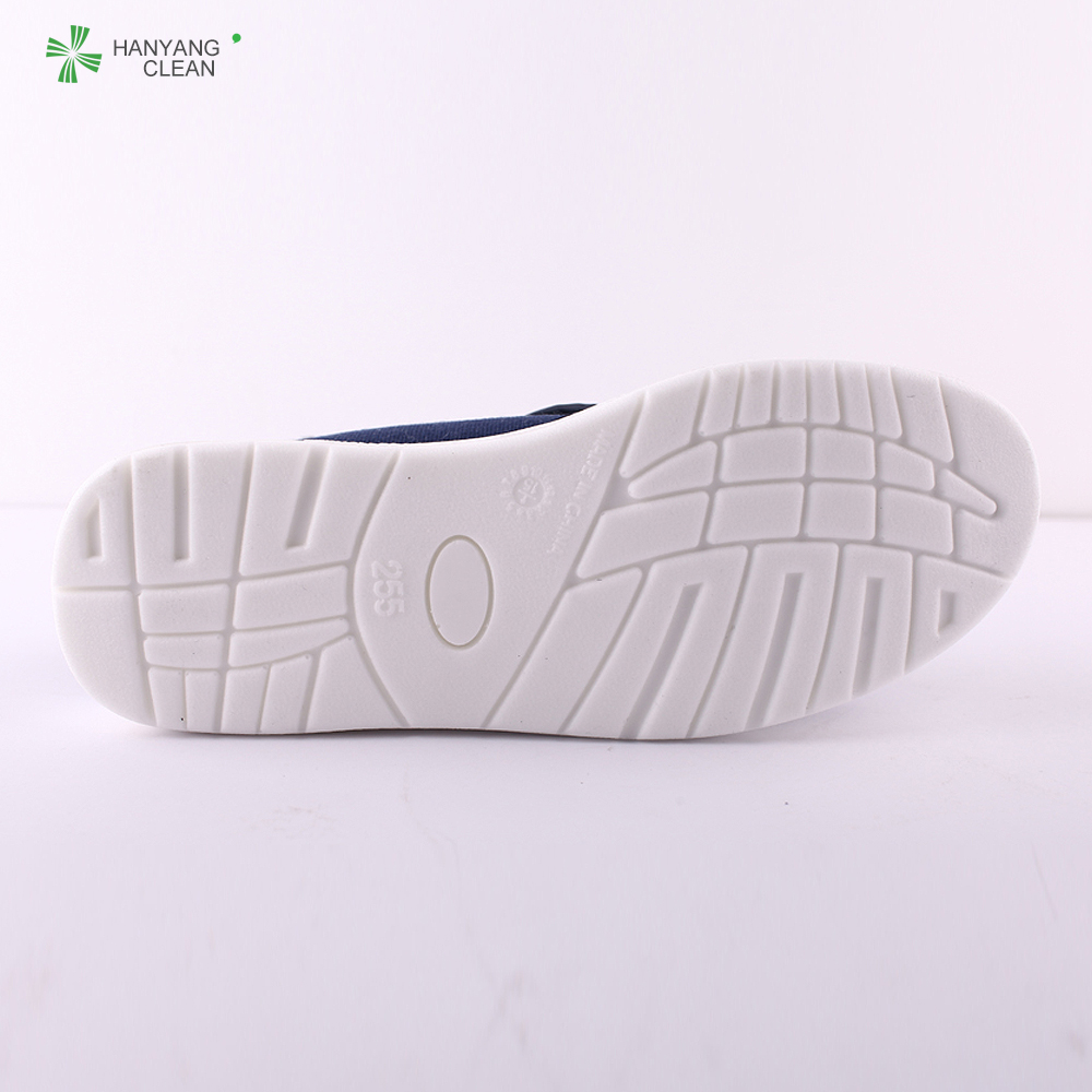Warm anti-slip clean room antistatic esd working canvas shoes esd PU dustproof shoe
