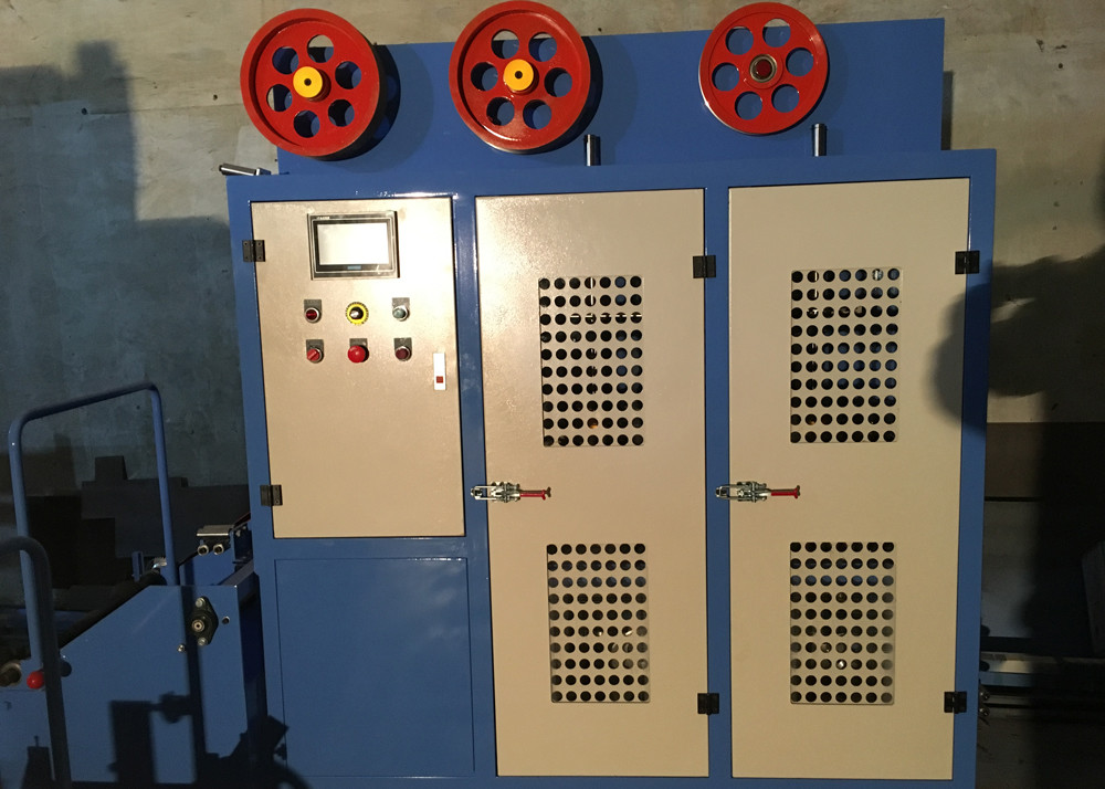 50m/min Vertical Type Tension Copper Tapping Cable Wrapping Machine