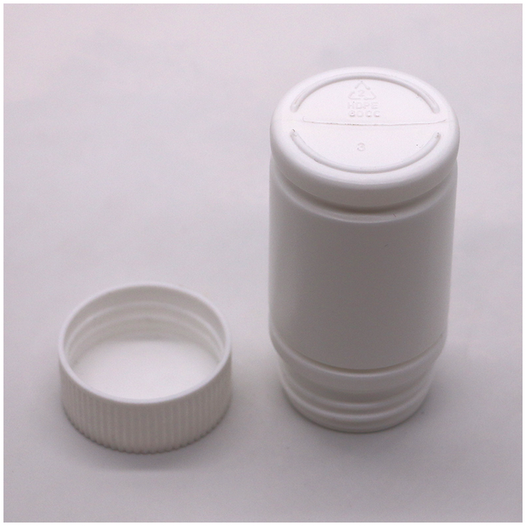 60ml HDPE Unique Design Plastic Bottle for Pill Capsule Tablet Medicine Supplement