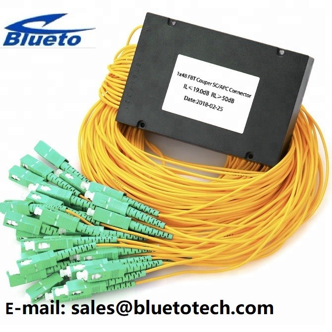 Low PDL FTTX System Fiber Optic Splitter 1550nm With LC Connector