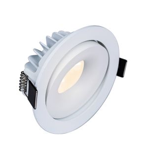 Flicker Free 30 Degree Tilt LED Downlights , Practical Dimmable LED COB