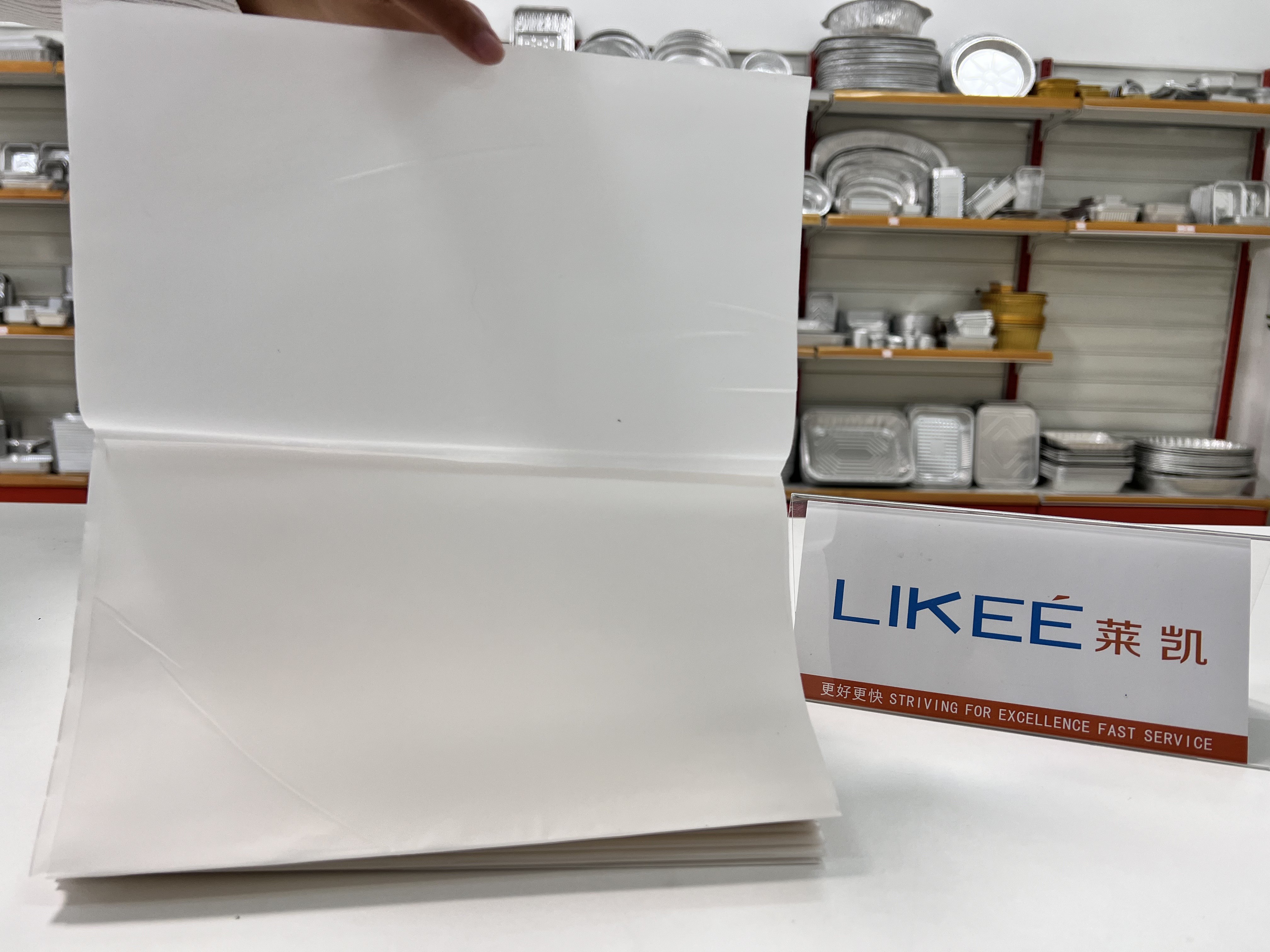 HDPE Plastic Film Material Pop Up Sheets Folding Machine With High Productivity