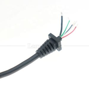 Custom Data Charging Shiled Micro Usb to Open Tinned Wire End Pigtail Power