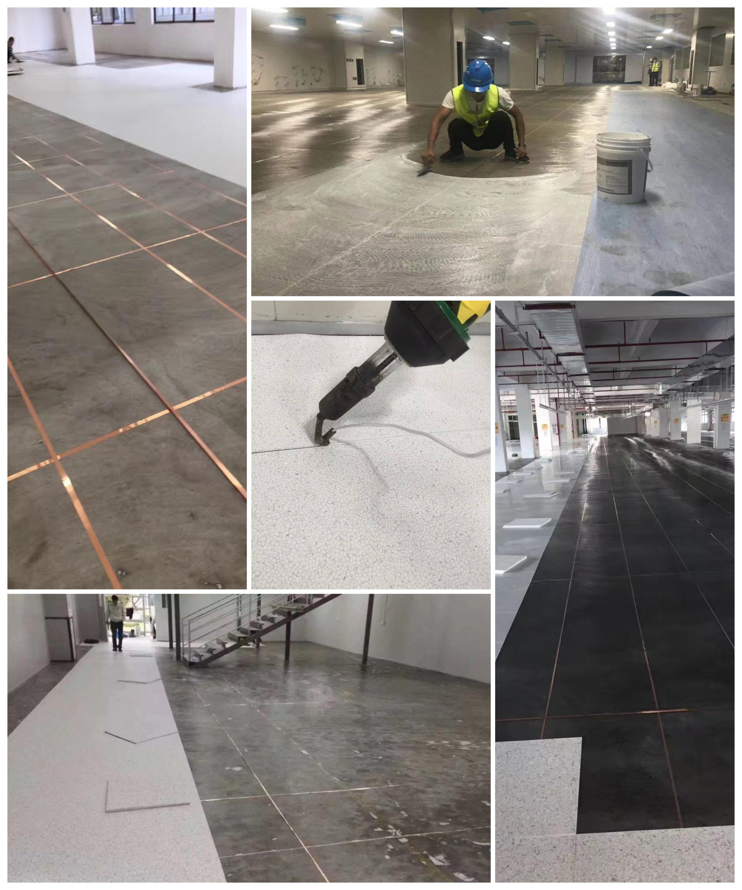 600x600mm Anti Static PVC Flooring Anti Slip Vinyl PVC Flooring