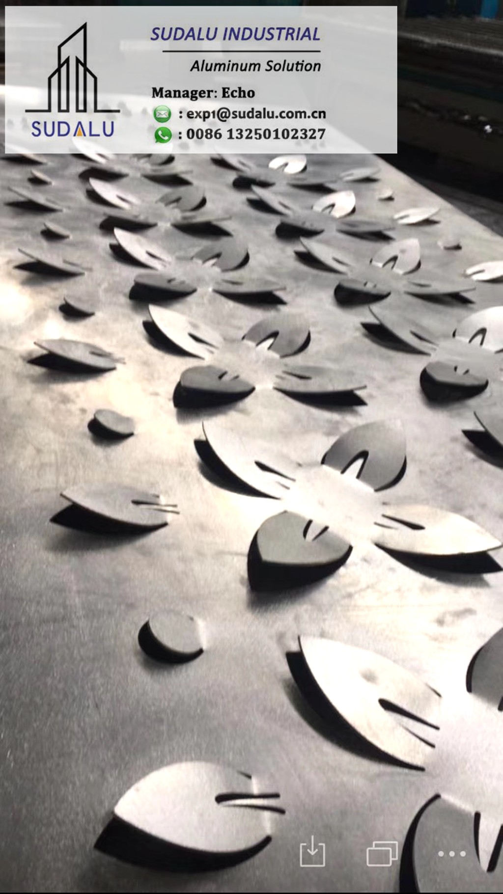 SUDALU OEM Perforated Curvel Panel Outdoor/ Interior Artistic Aluminum Panel Design for Facade Cladding