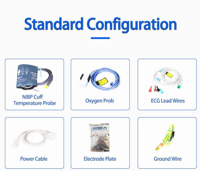 PM-9000A Patient Monitor For Emergency Clinics 6 Parameters With Optional Multi Pattern