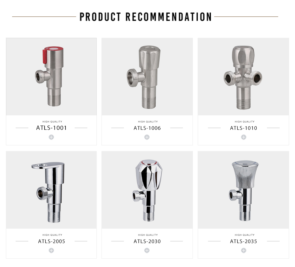 Polishing Plating Steel Angle Valve For Water Heater SS304 SS201 10*5.5*3.5