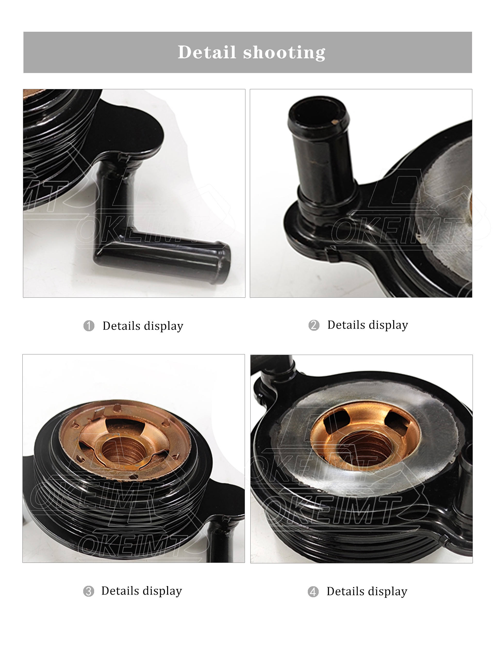 OKEIMT High Performance Engine Oil Cooler Core For Isuzu 5A/4JB1