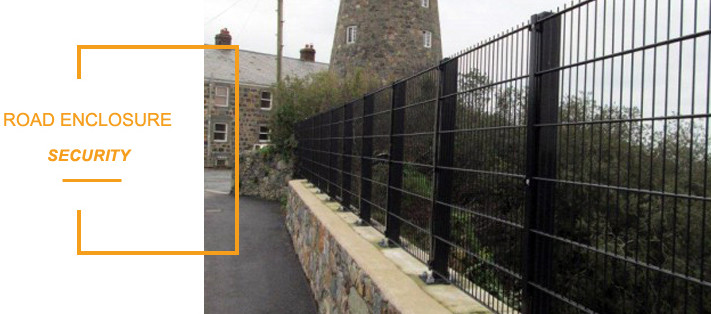 Hot Dipped Galvanized Double Loop Wire Fencing For Gardens 55*100mm Mesh Hole