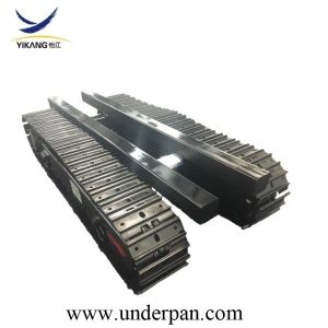 Custom seawater desilting equipment crawler rubber track undercarriage system