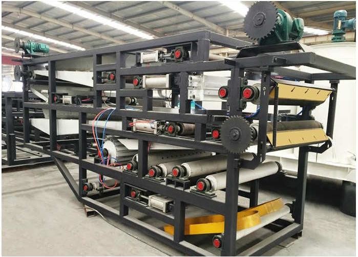 Belt Filter Printing Dyeing Sludge Water Treatment Belt Filter Press Machine