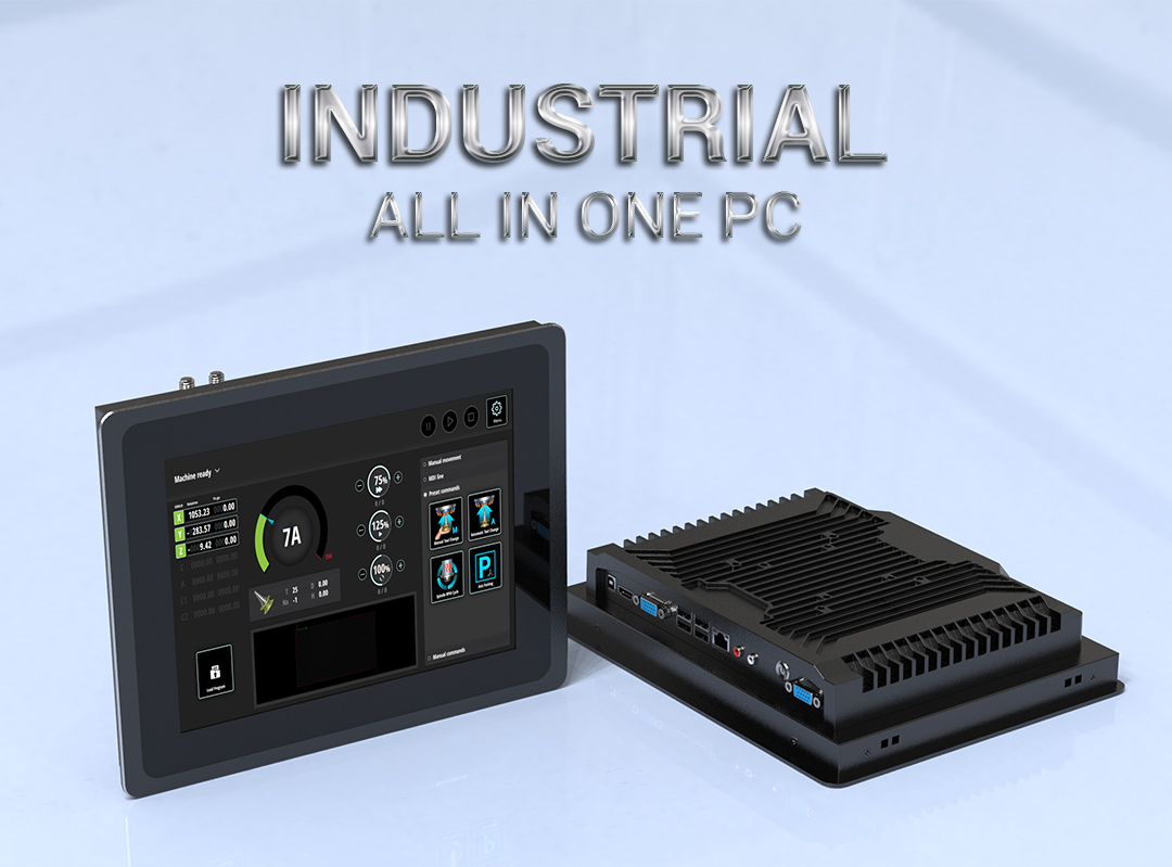 USB Interface Industrial Panel PC Industrial Touchscreen PC With J1900 CPU