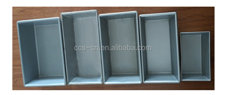 32.4*12.8*7cm seamless aluminum steel bread loaf pan 1.5lbs loaf pan toast box