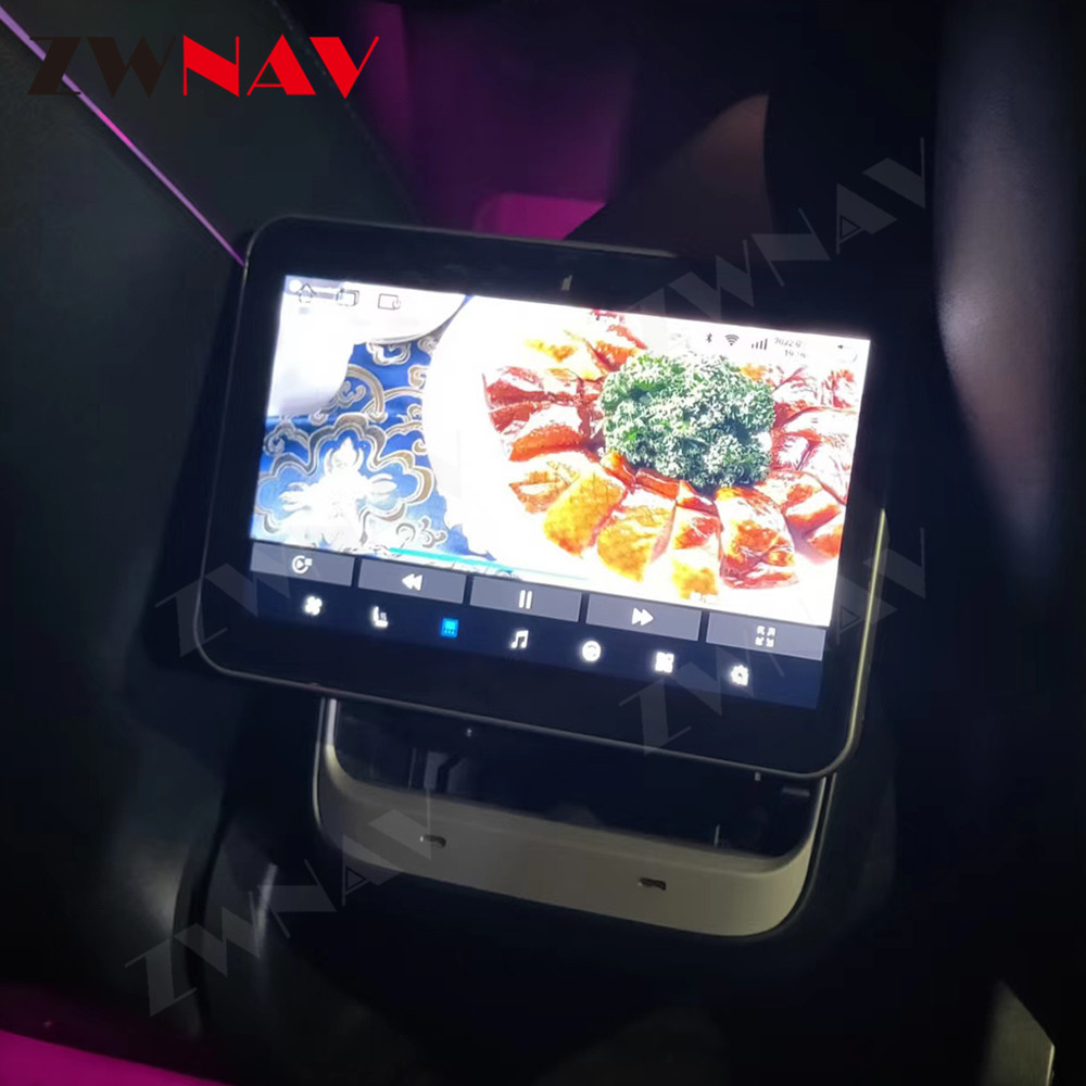 Air Conditional All Tesla Model 3 Model Y AC Panel Virtual Back Row Seat Cock Pit LCD