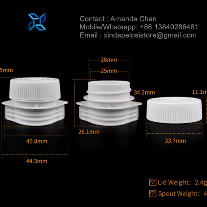 Custom Plastic Screw Cap With Spout Big Size Water Or Beer Plastic Spout And Cap