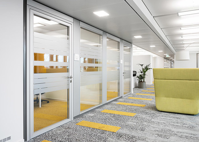 Manufacturer glass panel modular easy install partition wall switch panel with PDLC glass