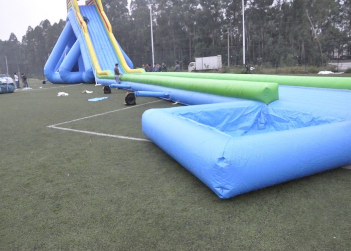 Renting Waterproof Children Giant Inflatable Hippo Slide For Backyard
