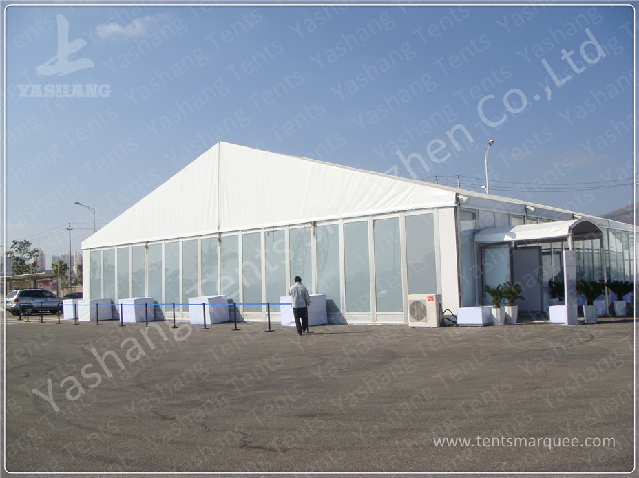 Clear Span No Center Large Canopy Tent Gable Pole Aluminum Alloy Frame
