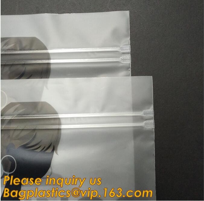 Plastic Bag OEM Custom PVC Loop Handle Image Printed Plastic Shopping Bag,Promotional Clear Waterproof Plastic Cosmetic