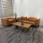  Modern Office Couch Leather Waiting Room Comfortable Executive Office Sofa Manufactures