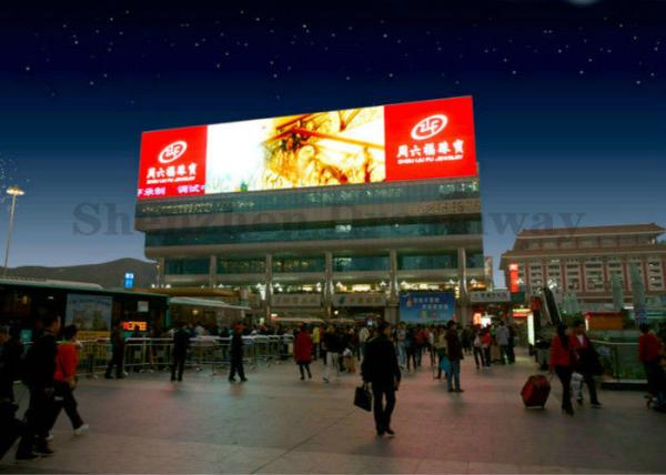 6mm Pixels Outdoor Led Digital Billboards Display Screen For Commercial