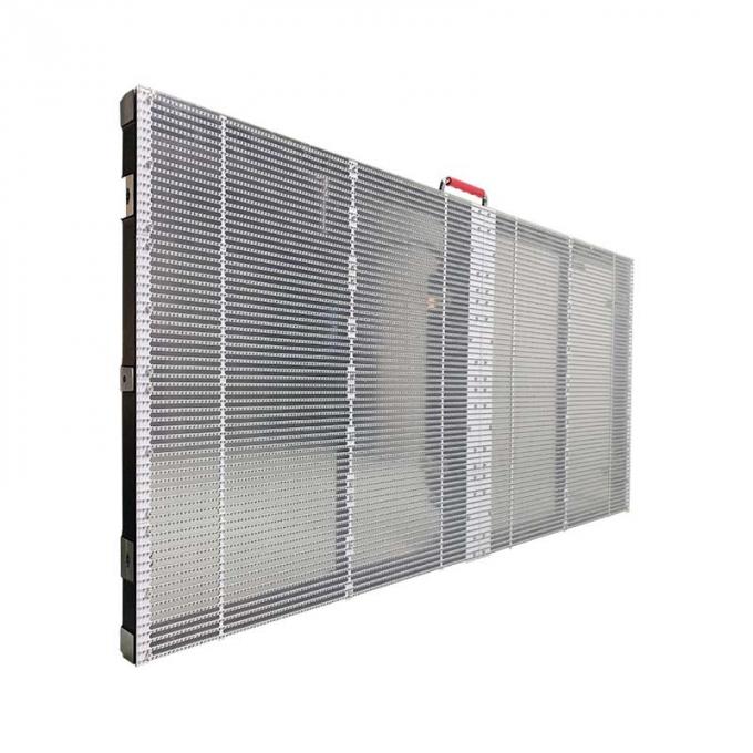 Commercial Advertising Curtain LED Screen SMD Transparent LED Screen Board 0