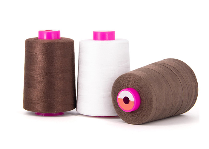 Elastic Polyester Sewing Thread For Dress 40/2 Cotton Fiber Low Elongation