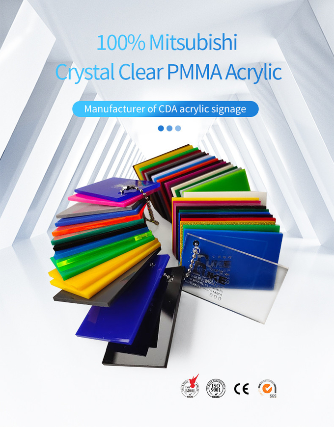 Semi Transparent Plastic Sheets 2.8mm Acrylic Board Colored Plexiglass For Laser Cutting