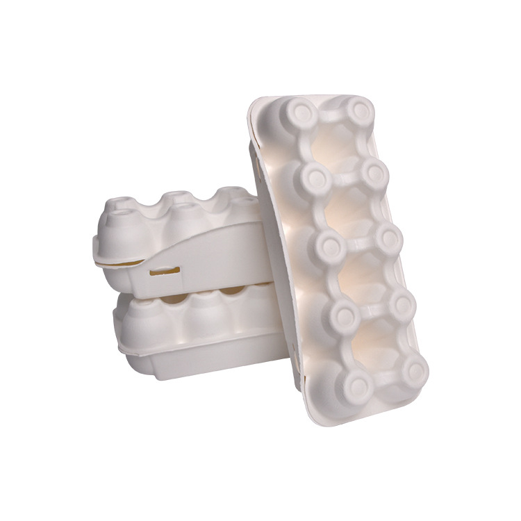 Colorful Blank Egg Cartons Egg Crate Boxes Paper Pulp Packaging Unbleached Material