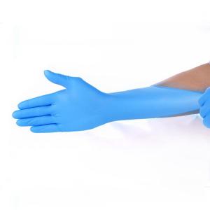 China Puncture Proof 15 Mil Disposable Nitrile Gloves Powder Free on sale